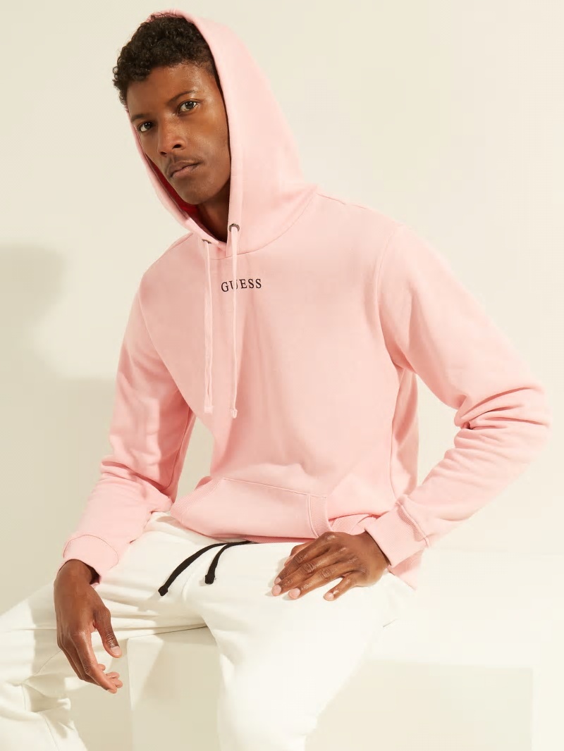 Sudadera rosa claro hombre retailer